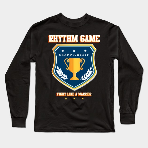 Rhythm game Long Sleeve T-Shirt by Baim_Art